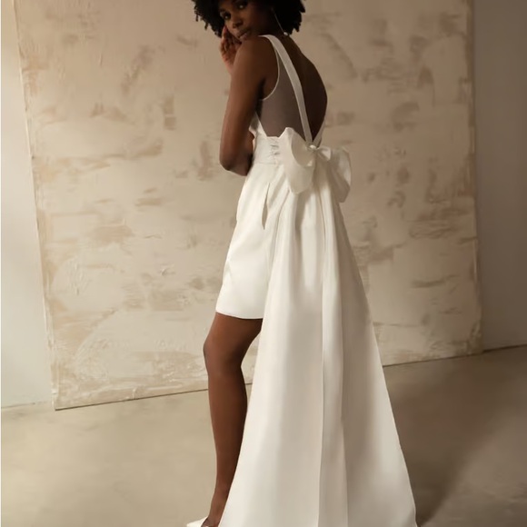 Jenny Yoo White Mini Dress - Picture 6 of 8